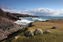 07-8224 The View South East to the Mountains Around the Inverpolly Nature Reserve from Clachtoll, Sutherland, West Coast of Scotland